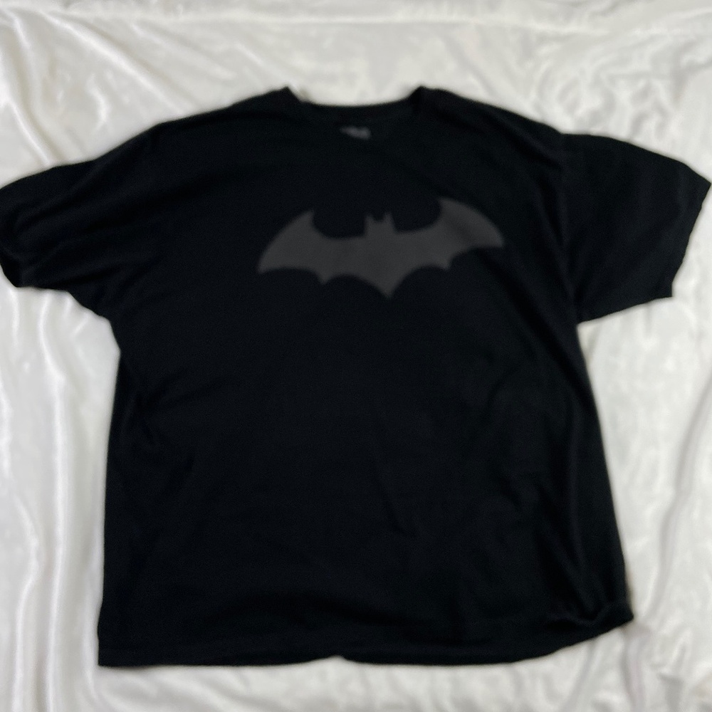Black Cotton T-Shirt XXL Batman Logo